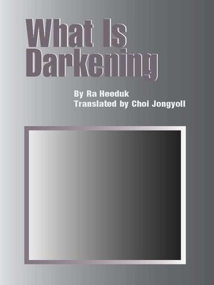 cover image of What Is Darkening